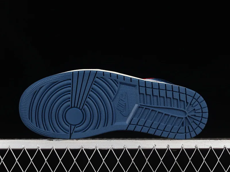 All categories Air Jordan Jordan series basketball shoes Air Jordan 1 Mid G version pure original Air Jordan 1 Mid "French Blue" AJ1 Joe 1 red and blue stitching French flag mid-top basketball shoes BQ6472-146
